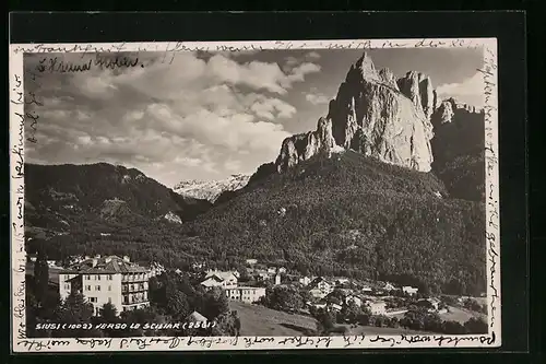 AK Siusi, Panorama verso lo Sciliar
