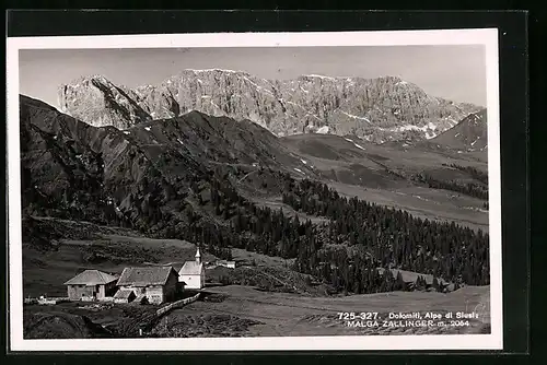 AK Malga Zallinger /Alpe di Siusi, Panorama, Dolomiti