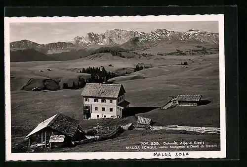 AK Alpe Siusi, Malga Scagul verso Molignon