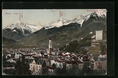 AK Meran, Totalansicht mit Zielspitze