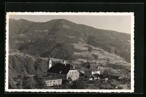 AK Velturno pr. Chiusa, Ortspartie aus der Vogelschau