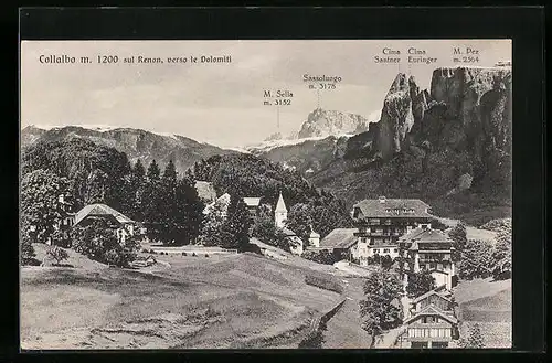 AK Collalbo, Panorama sul Renon, verso le Dolomiti