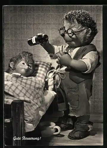 AK Mecki pflegt sein Kind gesund, Gute Besserung!