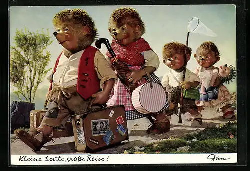 AK Mecki reist mit der Familie in den Urlaub, Kleine Leute, grosse Reise!