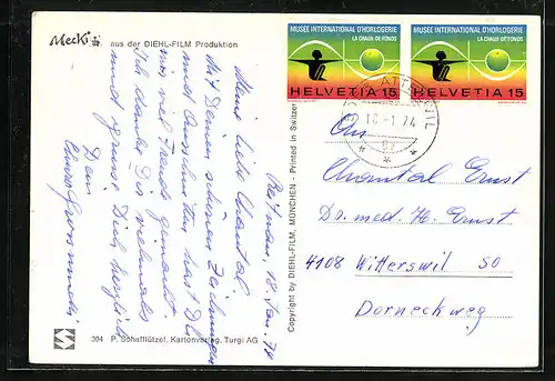 AK Mecki reist mit der Familie in den Urlaub, Kleine Leute, grosse Reise!