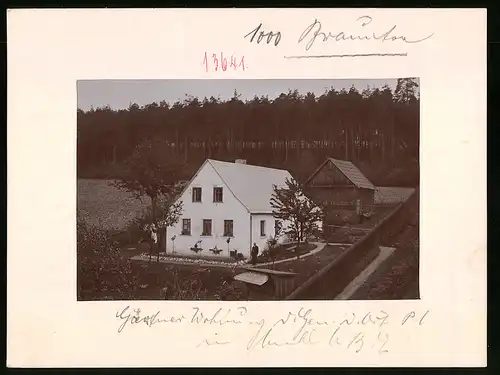 Fotografie Brück & Sohn Meissen, Ansicht Mühlhausen, Gärtnerwohnung des Genesungsheim