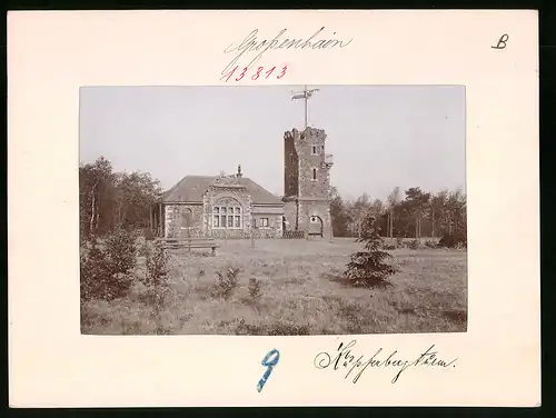 Fotografie Brück & Sohn Meissen, Ansicht Grossenhain i. Sa., Partie am Kupferbergturm