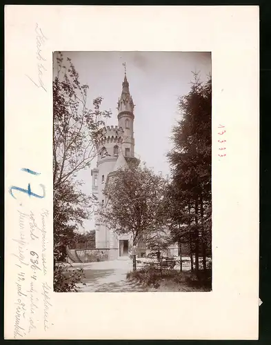 Fotografie Brück & Sohn Meissen, Ansicht Karlsbad, Partie an der Stepfaniewarte