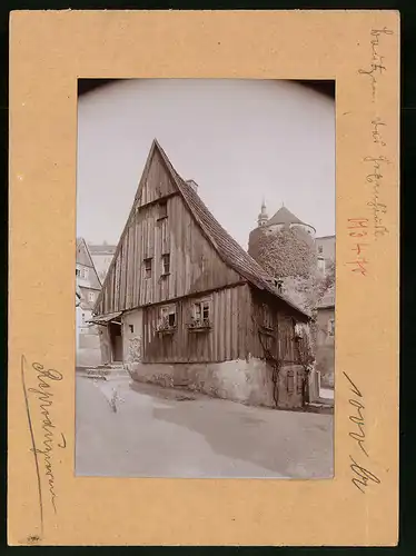 Fotografie Brück & Sohn Meissen, Ansicht Bautzen, Partie am Hexenhäusl