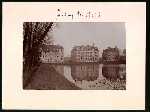 Fotografie Brück & Sohn Meissen, Ansicht Freiberg i. Sa., Blick auf die Wohnhäuser in der Winklerstrasse