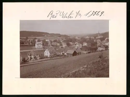 Fotografie Brück & Sohn Meissen, Ansicht Bad Elster, Blick auf den Ort mit Villa Höre und Villa Neu-Heidelberg