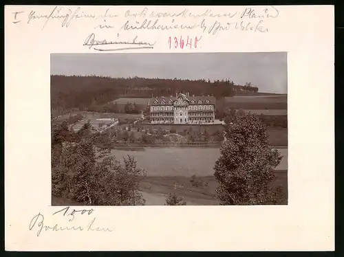 Fotografie Brück & Sohn Meissen, Ansicht Mühlhausen i. V., Blick nach dem Genesungsheim