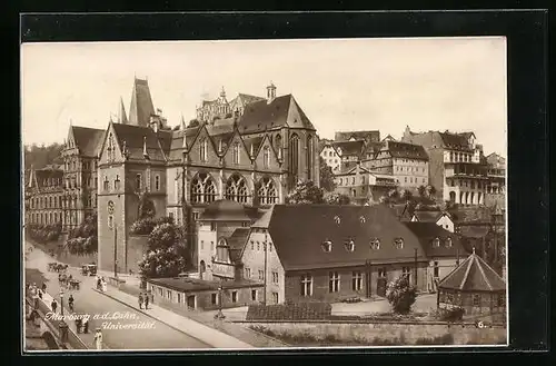 AK Marburg an der Lahn, Universität mit Strasse