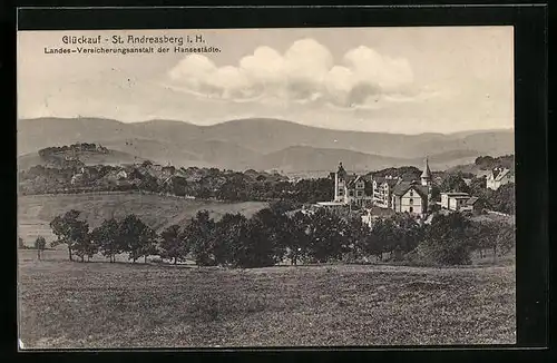 AK St. Andreasberg, Glückauf - Landes-Versicherungsanstalt der Hansestädte