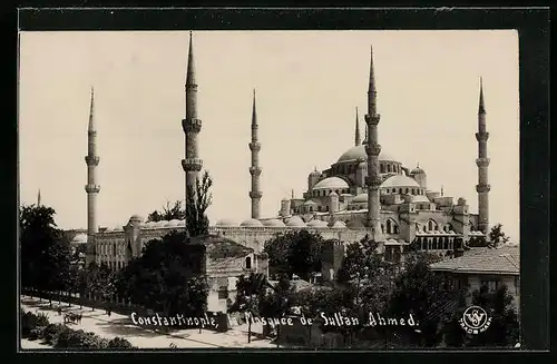 AK Constantinople, La Mosquee de Sultan Ahmed