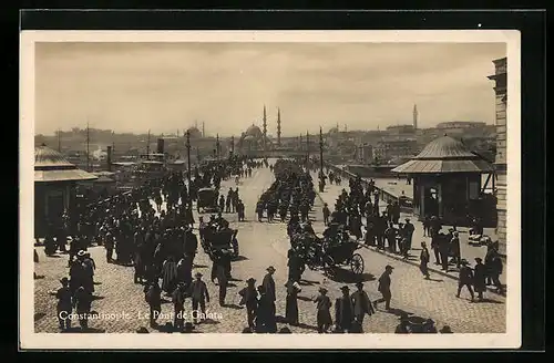AK Constantinople, Le Pont de Galata
