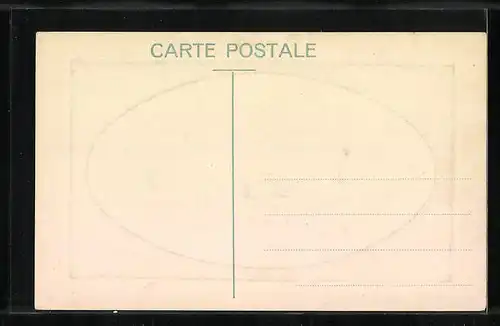 Passepartout-AK Constantinople, Vue panoramique de Top-Hané et du Bosphore