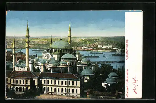 AK Constantinople, Mosquée Suleymanie
