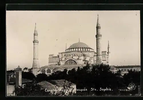 AK Constantinople, Mosquée Ste. Sophie