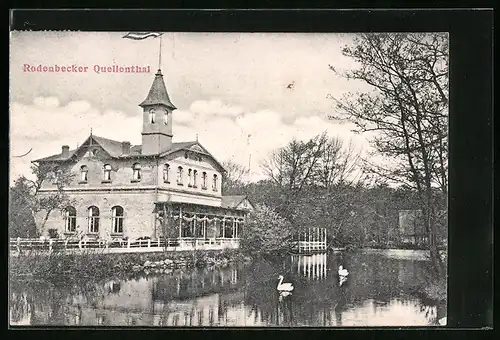 AK Hamburg-Bergstedt, Gasthaus Rodenbecker Quellenthal