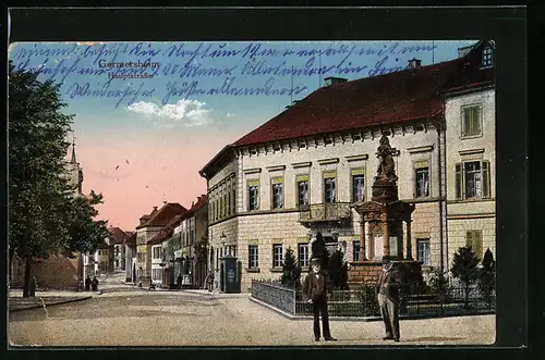 AK Germersheim, Blick in die Hauptstrasse