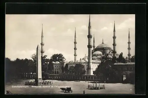 AK Constaninople, Mosquée Ahmed et l`Hippodrome