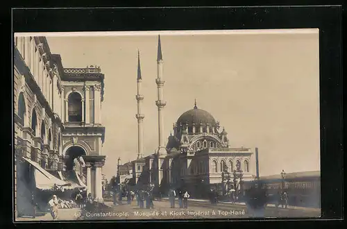 AK Constantinople, Mosquée et Kosk Impérial à Top-Hané