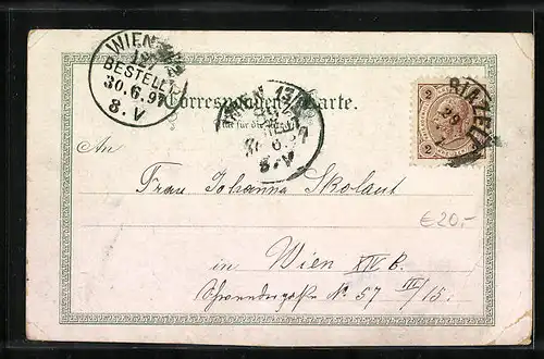 Lithographie Maria Zell, Wallfahrtskirche, Sigmundsberg