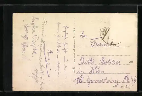 AK Unter-Kirchbach, Strassenpartie aus der Vogelschau