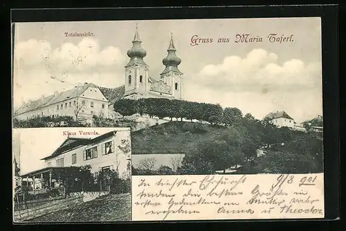 AK Maria Taferl, Totalansicht, Klaus Veranda