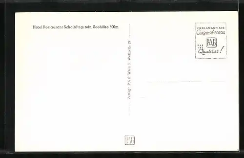 AK Scheiblingstein, Strassenpartie mit dem Hotel