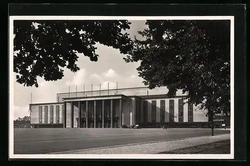 AK Berlin, Blick auf die Deutschlandhalle