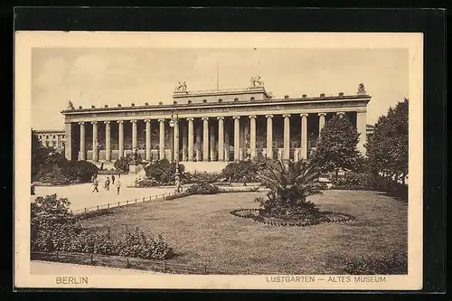AK Berlin, Partie am Lustgarten, Altes Museum