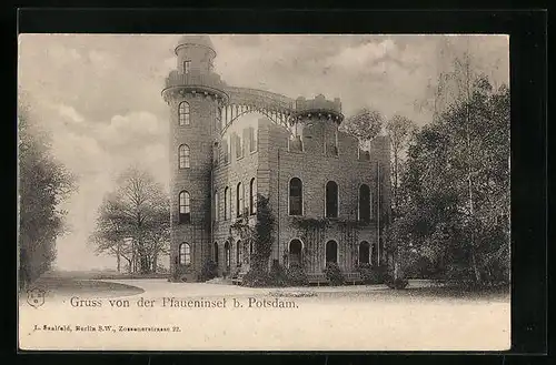 AK Potsdam, auf der Pfaueninsel