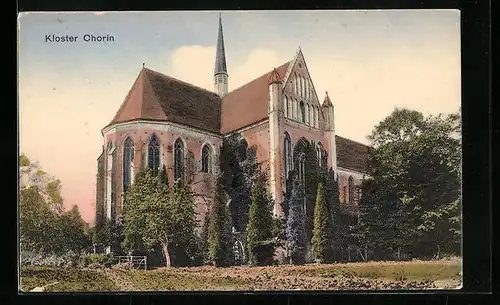 AK Chorin, Parkanlagen am alten Kloster