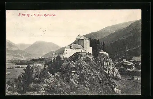 AK Sterzing, Blick auf Schloss Reifenstein