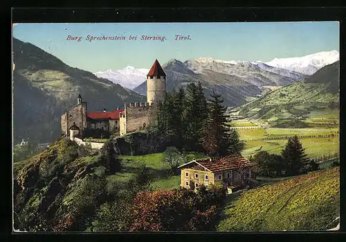 AK Sterzing, Hütte an der Burg Sprechenstein