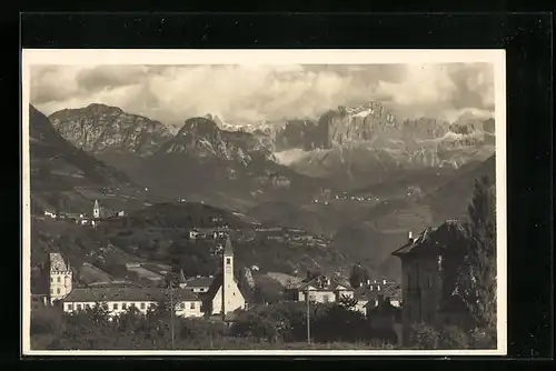 AK Bolzano, Passeggio Talvera, Vista sul Catinaccio