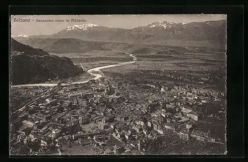 AK Bolzano, Panorama verso la Mendola