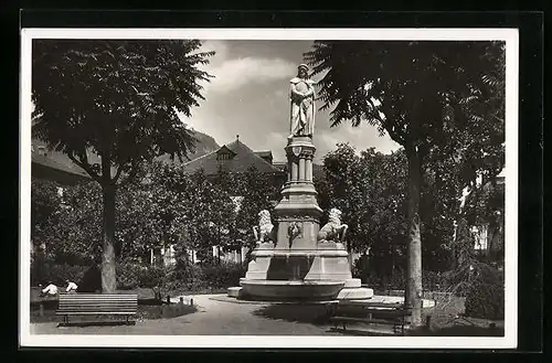 AK Bolzano, Monumento Walter v. d. Vogelweide