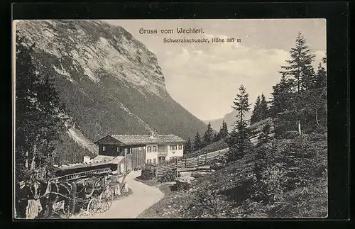AK Wachterl, an der Schwarzbachwacht