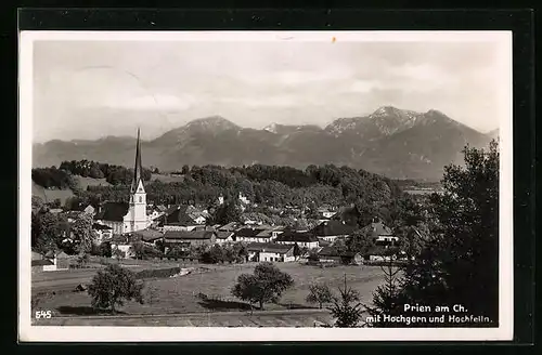 AK Prien am Chiemsee, Ortstotale mit der Kirche