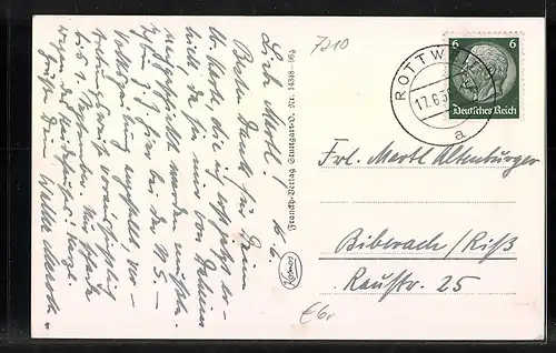 AK Rottweil a. R., Stadttotale