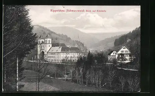 AK Rippoldsau im Schwarzwald, Blick auf Klösterle