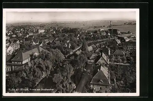 AK Kehl am Rhein, Partie am Stadtweiher