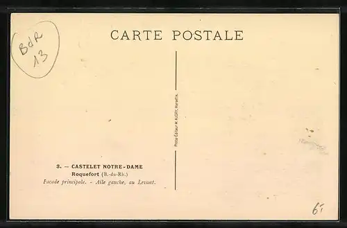 AK Roqufort, Castelet Notre-Dame, Maison de Convalescence et de Repos