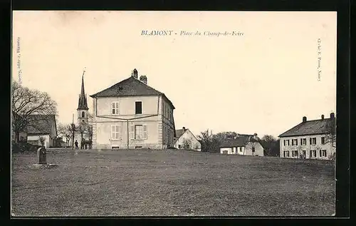 AK Blamont, Place du Champ-de-Foire