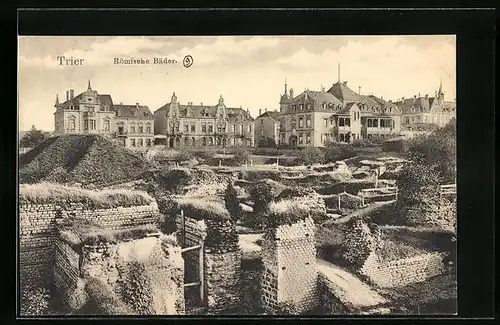 AK Trier, Römische Bäder