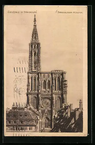 AK Strasbourg, le Cathédrale