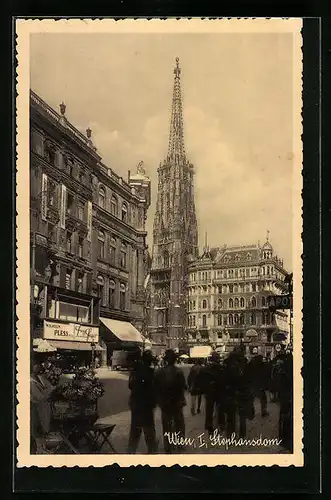 AK Wien, Partie am Stephansdom